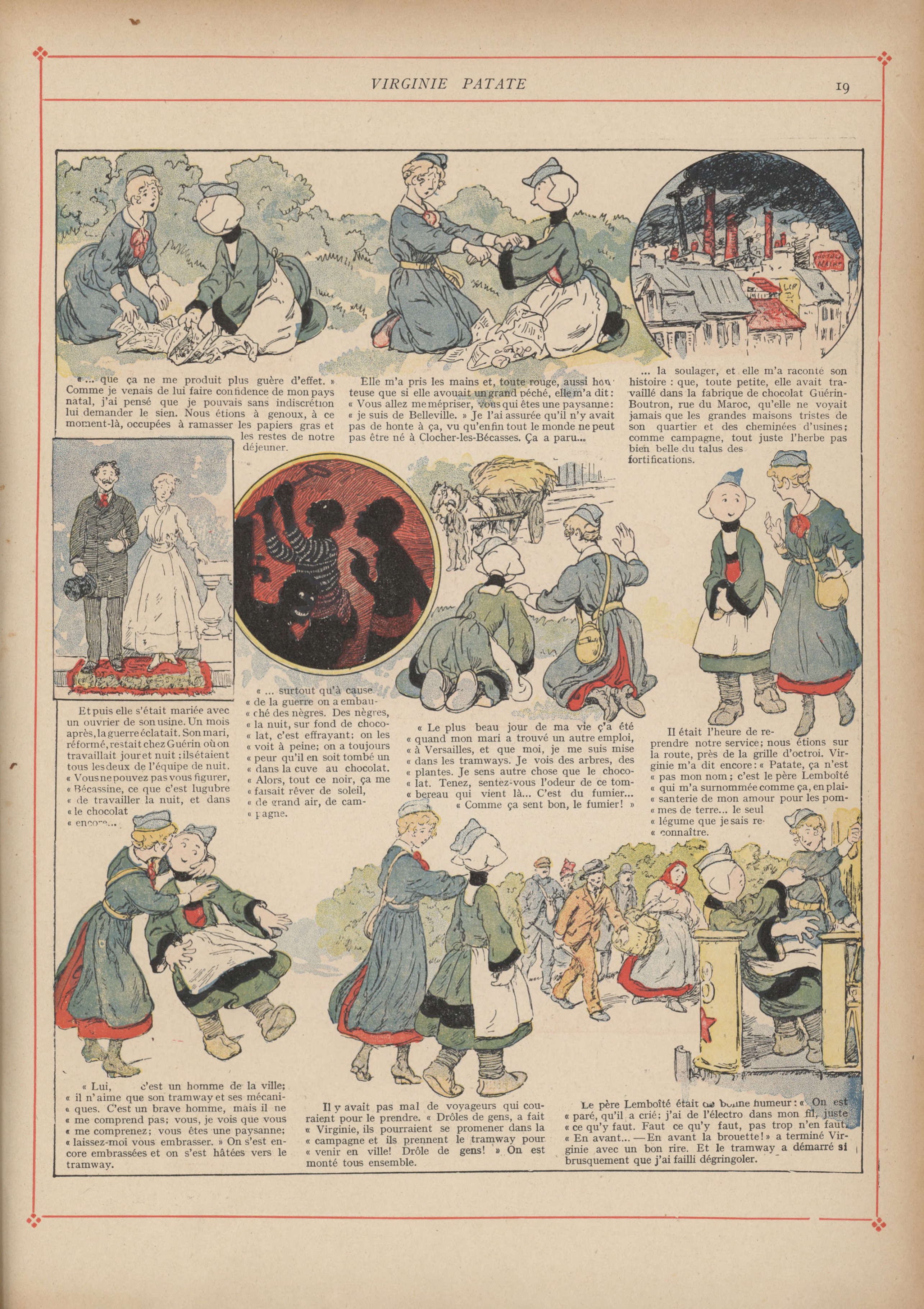 Bécassine – Bécassine mobilisée (1918), page 20. Caumery & J.-P. Pinchon. Domaine public.