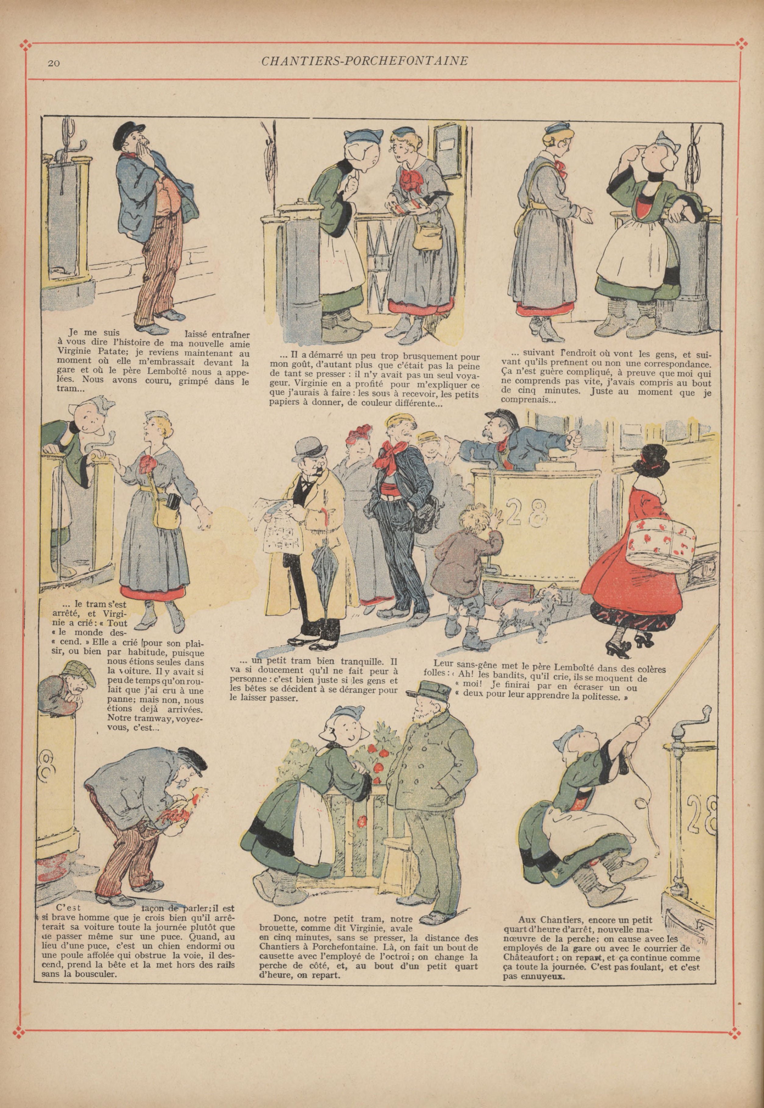 Bécassine – Bécassine mobilisée (1918), page 21. Caumery & J.-P. Pinchon. Domaine public.