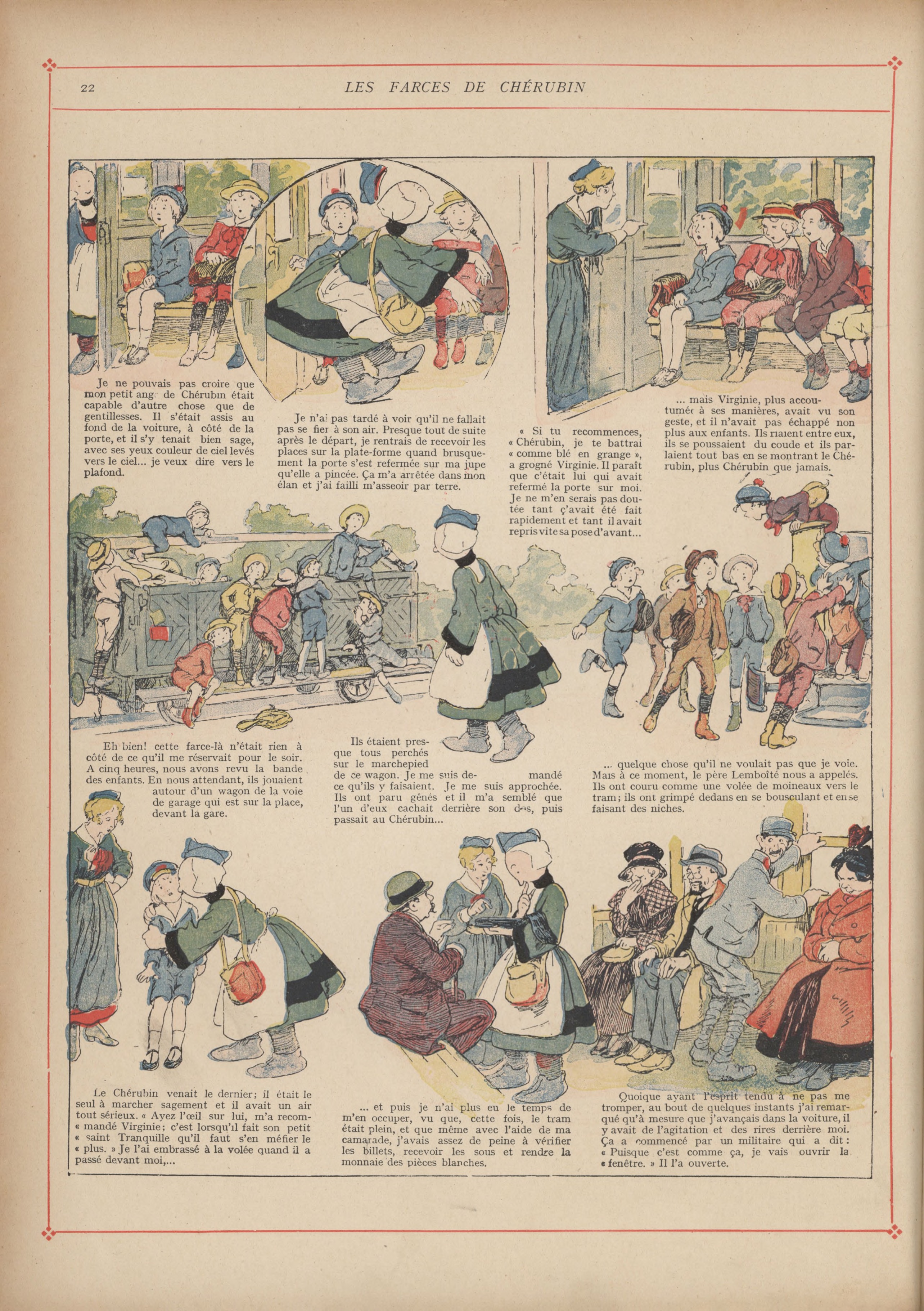 Bécassine – Bécassine mobilisée (1918), page 23. Caumery & J.-P. Pinchon. Domaine public.