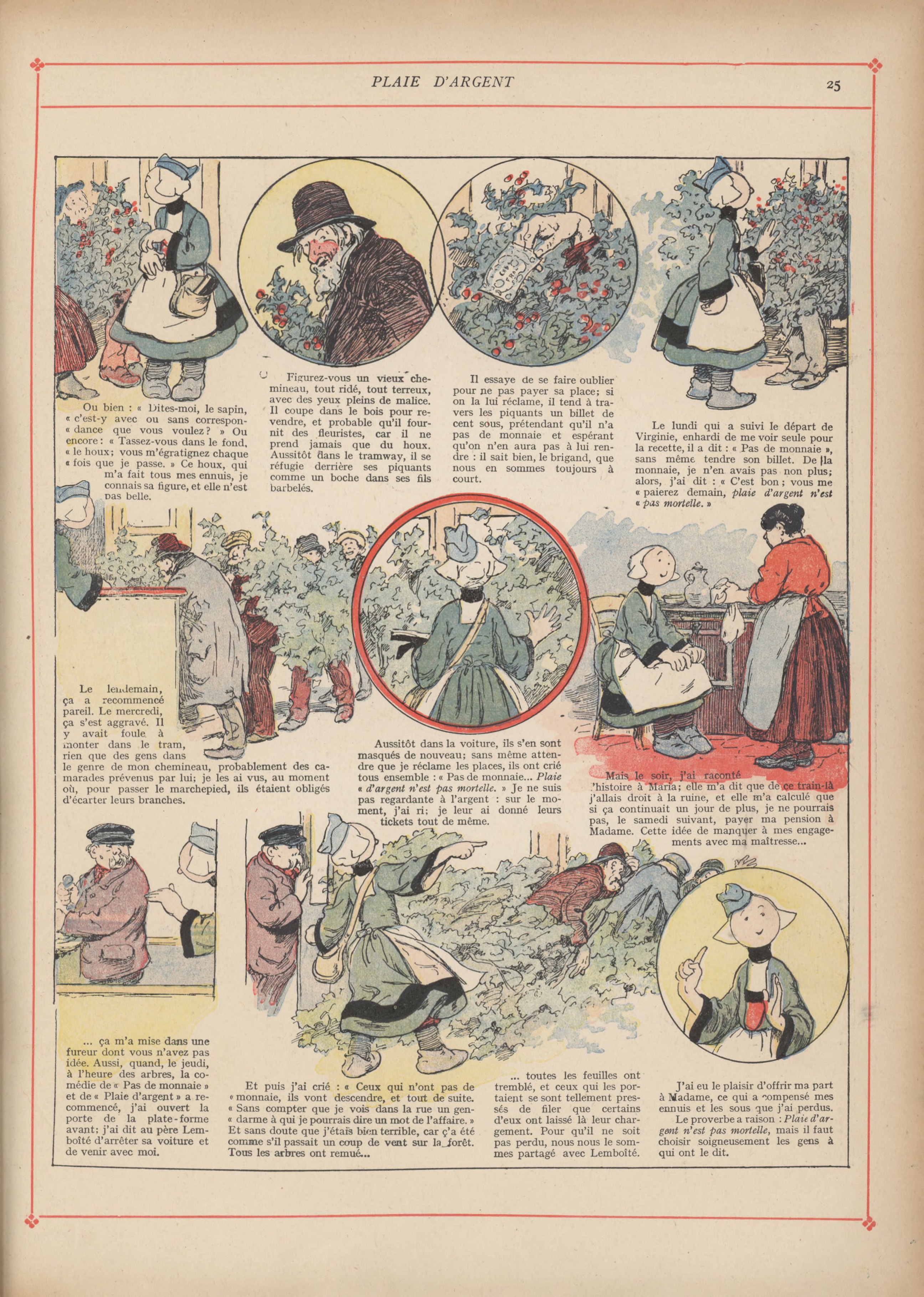 Bécassine – Bécassine mobilisée (1918), page 26. Caumery & J.-P. Pinchon. Domaine public.
