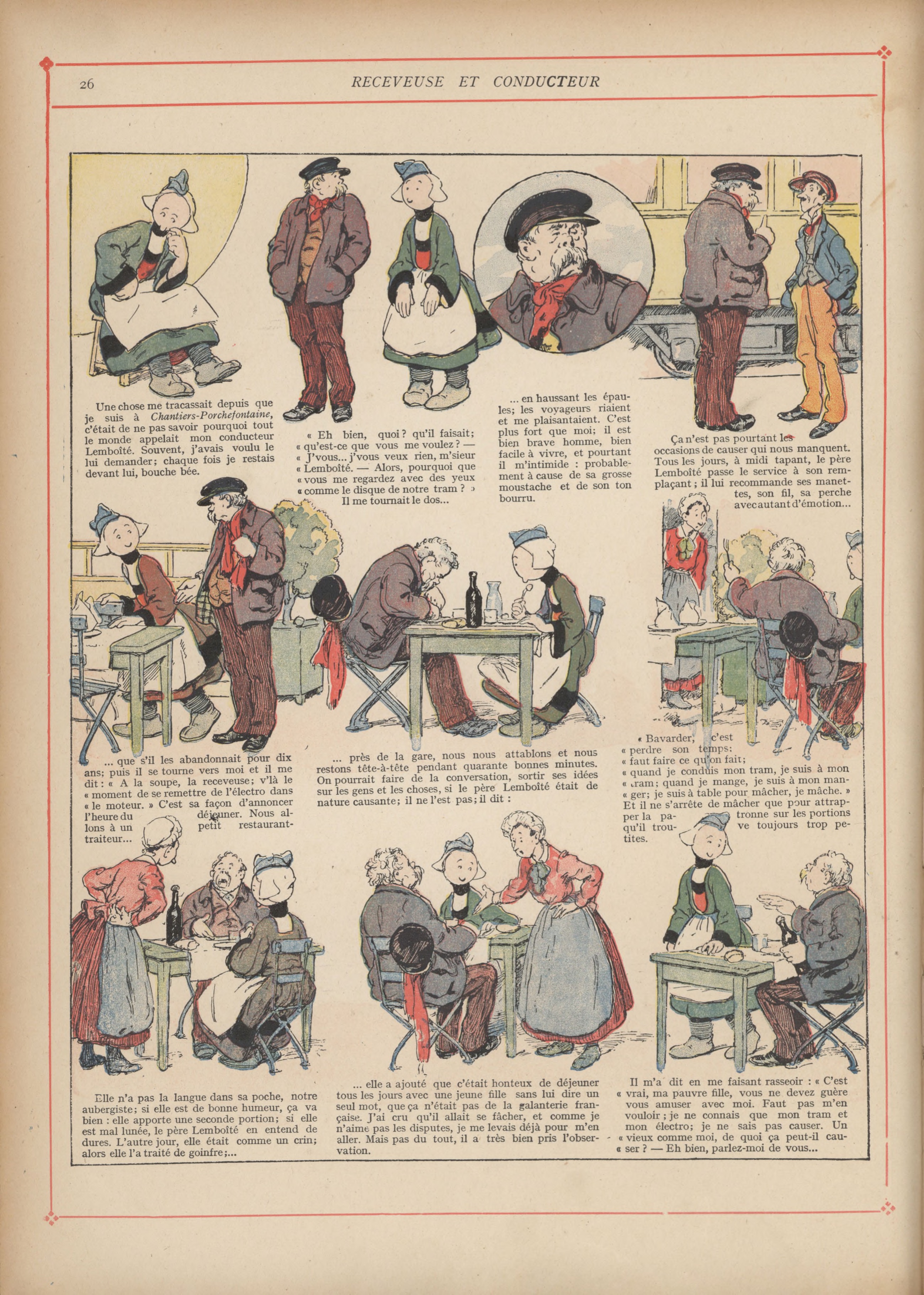 Bécassine – Bécassine mobilisée (1918), page 27. Caumery & J.-P. Pinchon. Domaine public.