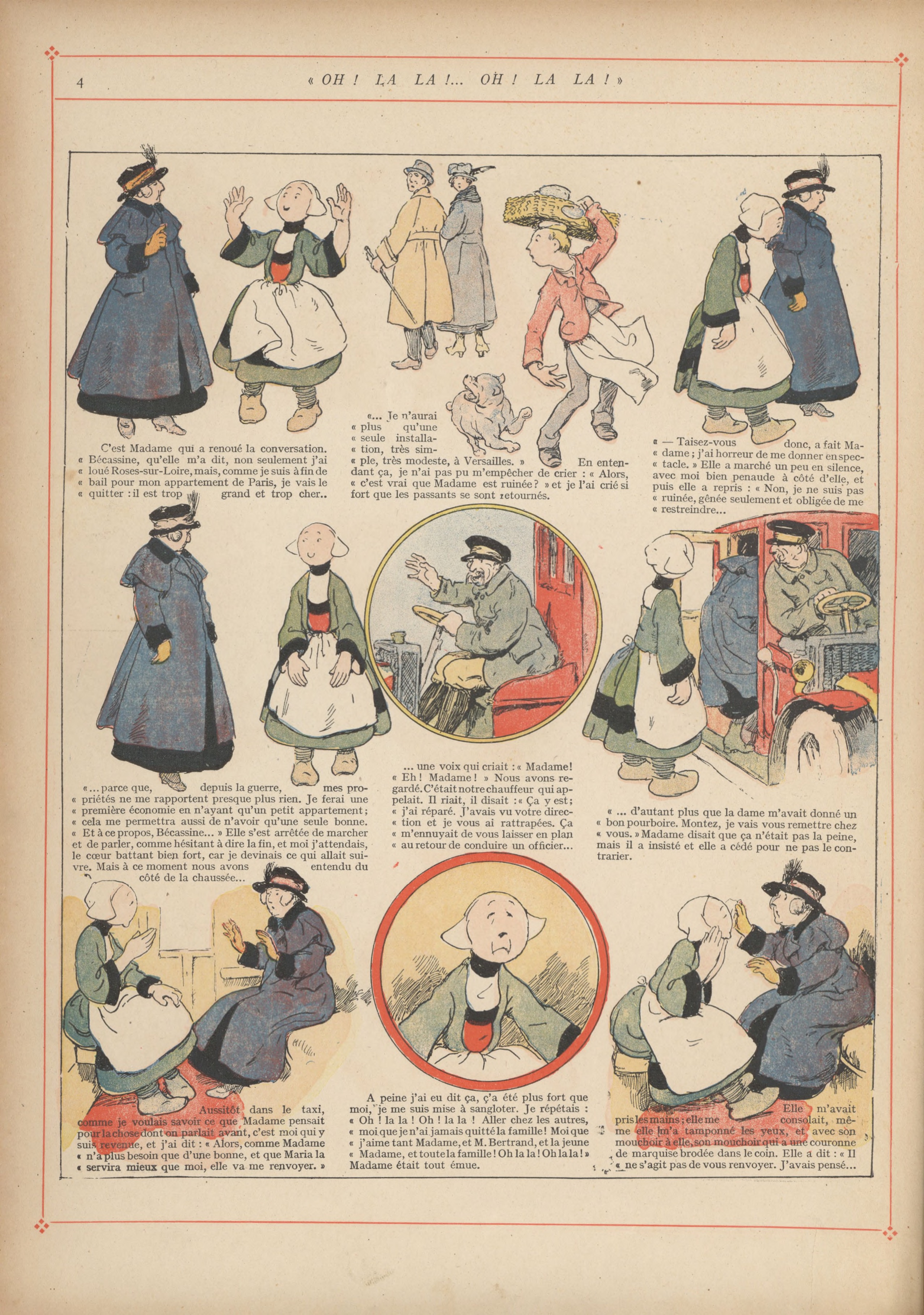 Bécassine – Bécassine mobilisée (1918), page 5. Caumery & J.-P. Pinchon. Domaine public.