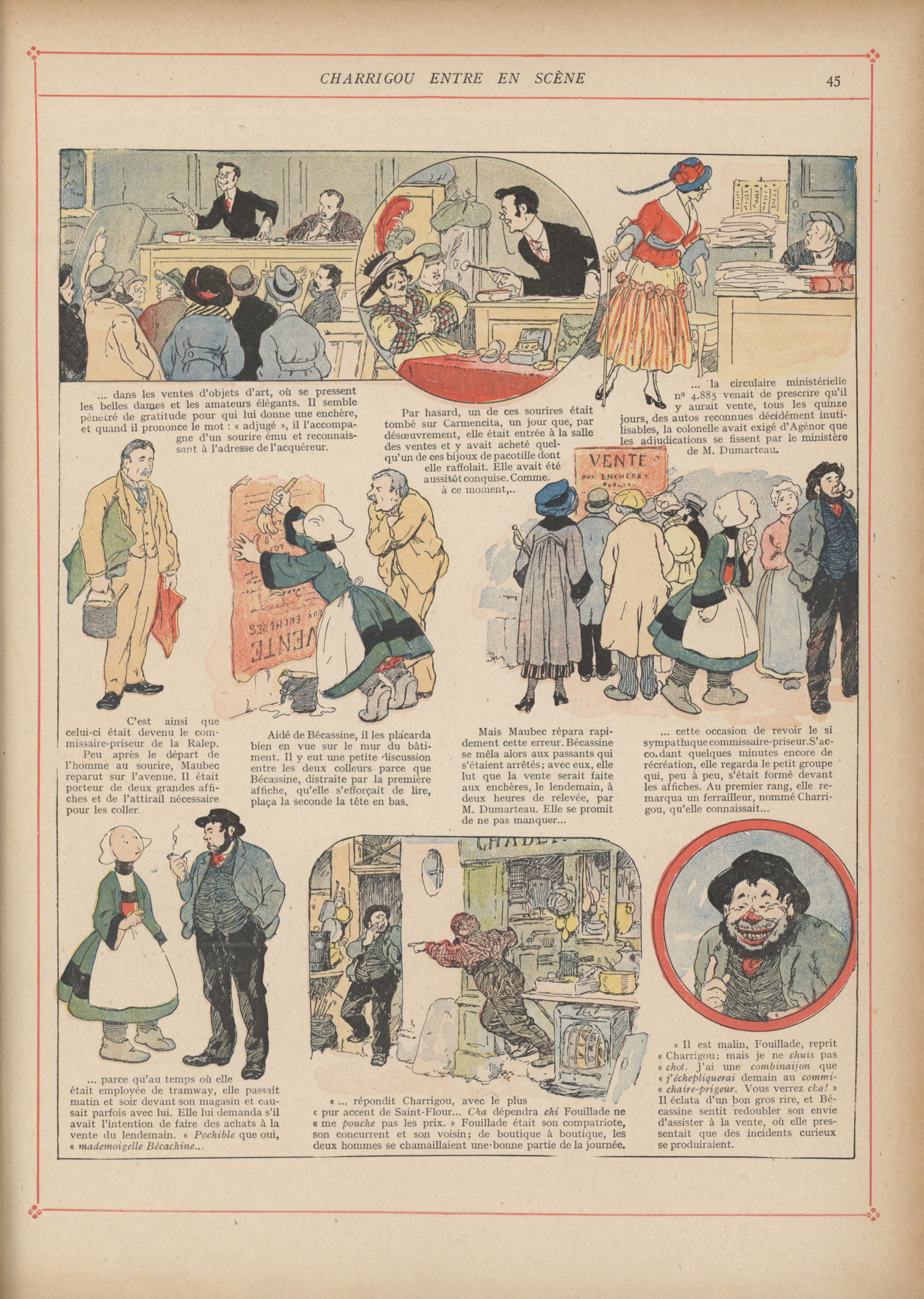 Bécassine – Bécassine mobilisée (1918), page 46. Caumery & J.-P. Pinchon. Domaine public.