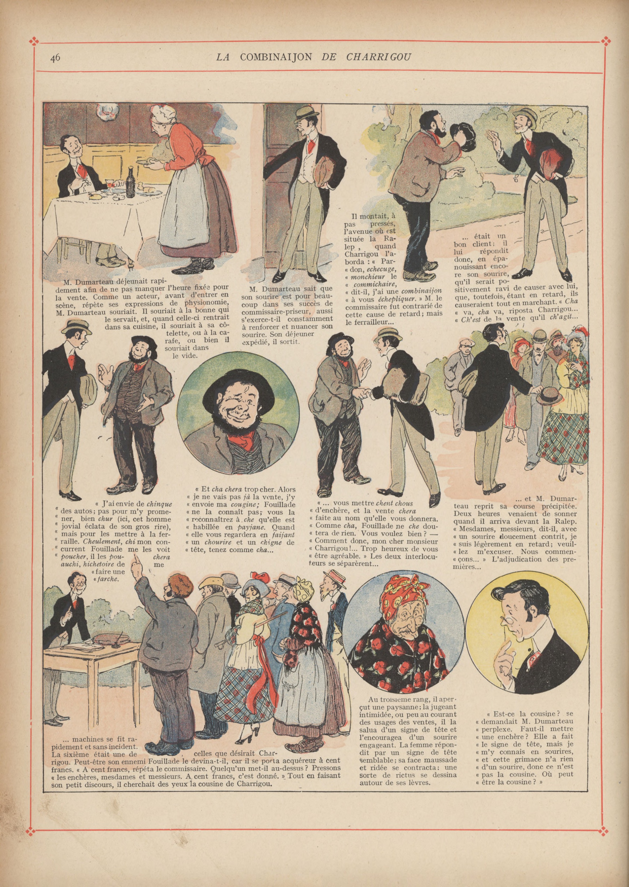 Bécassine – Bécassine mobilisée (1918), page 47. Caumery & J.-P. Pinchon. Domaine public.