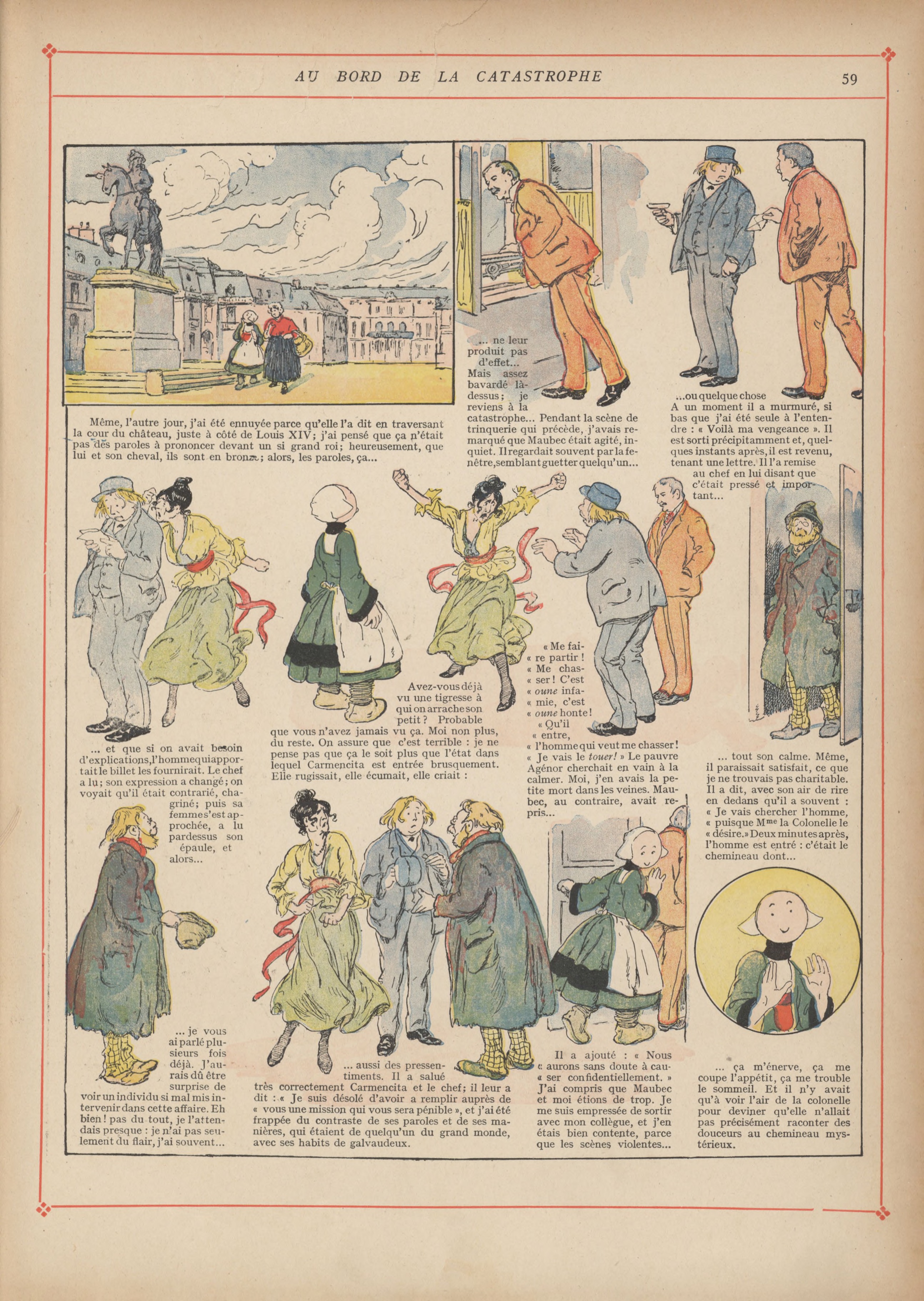 Bécassine – Bécassine mobilisée (1918), page 60. Caumery & J.-P. Pinchon. Domaine public.