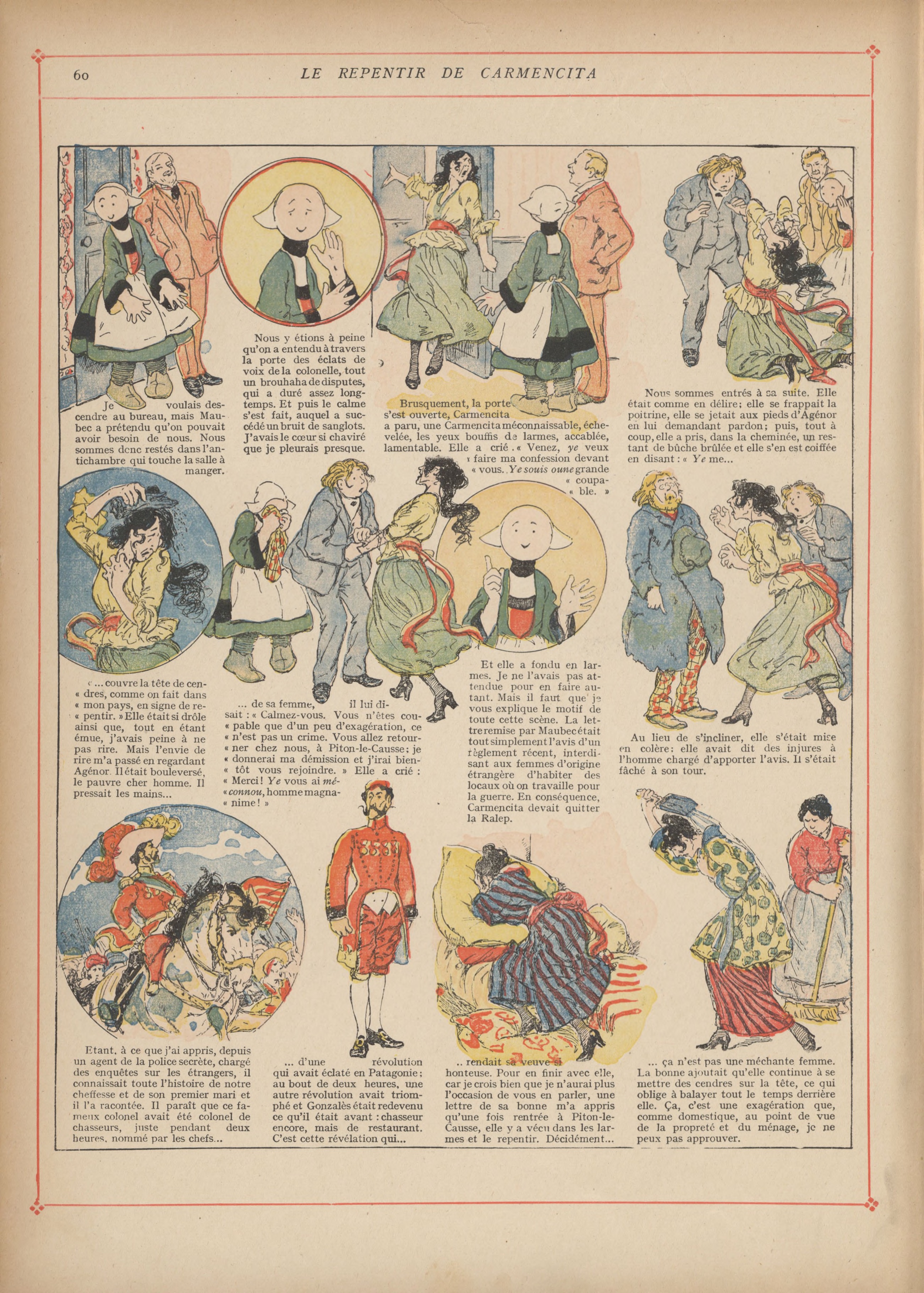 Bécassine – Bécassine mobilisée (1918), page 61. Caumery & J.-P. Pinchon. Domaine public.