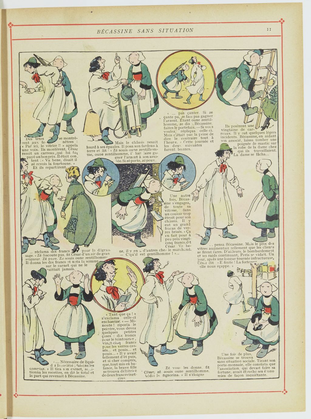 Bécassine – Bécassine chez les Turcs (1919), page 14. Caumery & J.-P. Pinchon. Domaine public. Source gallica.bnf.fr / BnF.