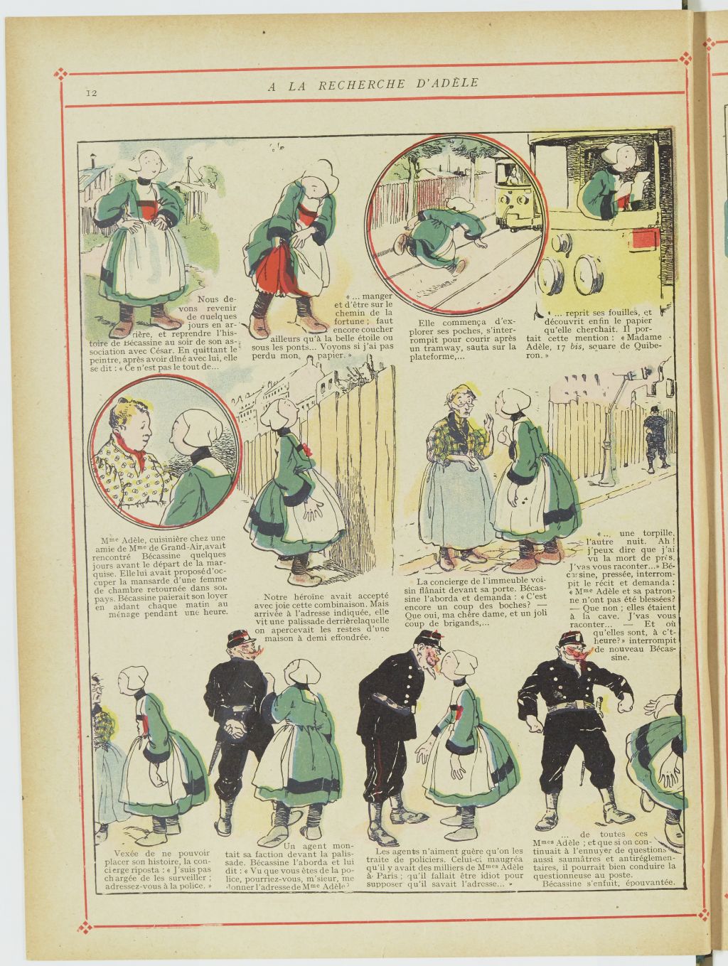 Bécassine – Bécassine chez les Turcs (1919), page 15. Caumery & J.-P. Pinchon. Domaine public. Source gallica.bnf.fr / BnF.