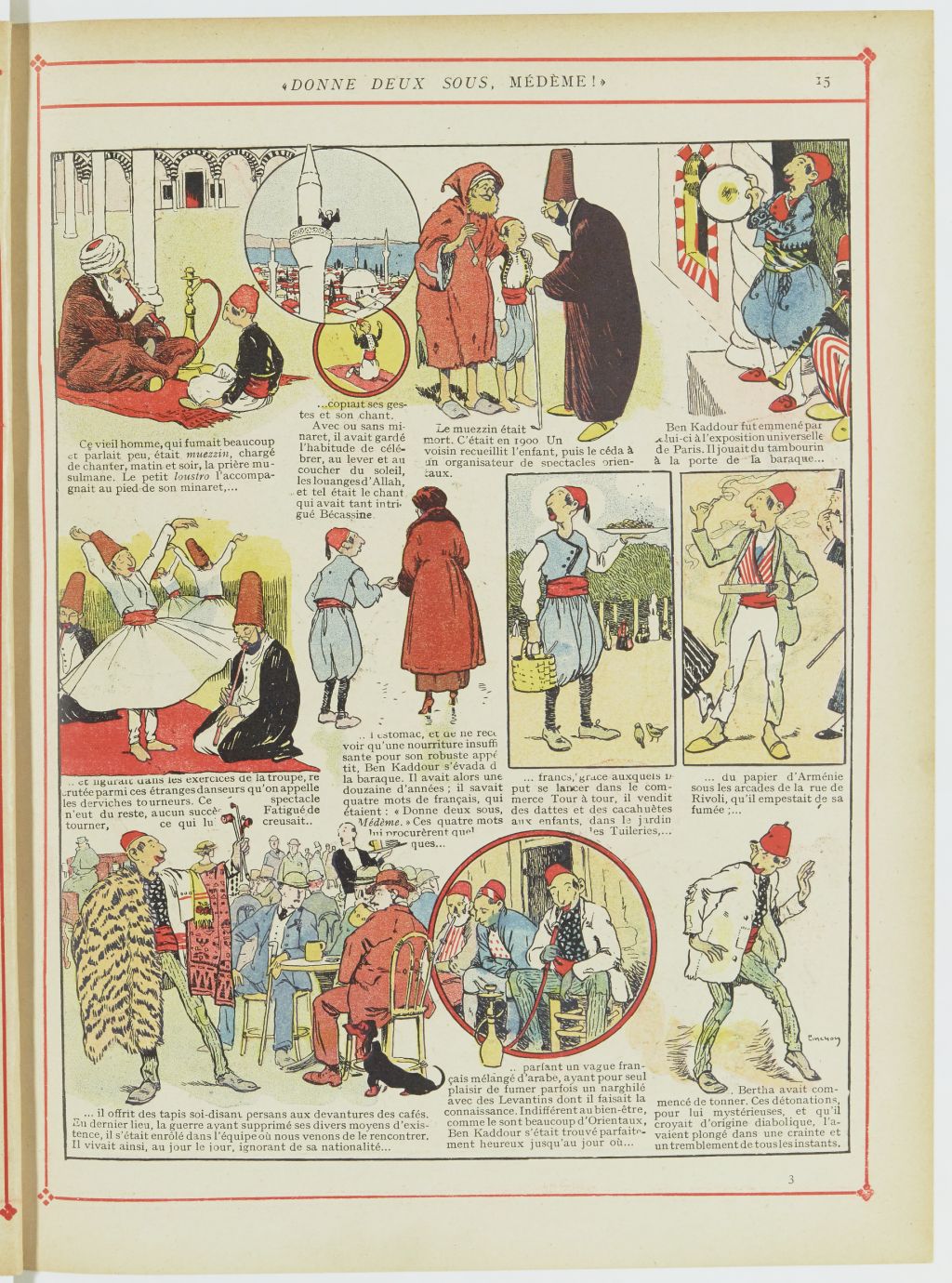 Bécassine – Bécassine chez les Turcs (1919), page 18. Caumery & J.-P. Pinchon. Domaine public. Source gallica.bnf.fr / BnF.