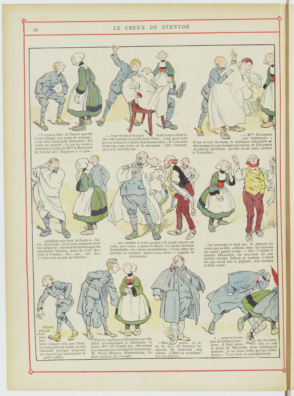 Bécassine – Bécassine chez les Turcs (1919), page 21. Caumery & J.-P. Pinchon. Domaine public. Source gallica.bnf.fr / BnF.