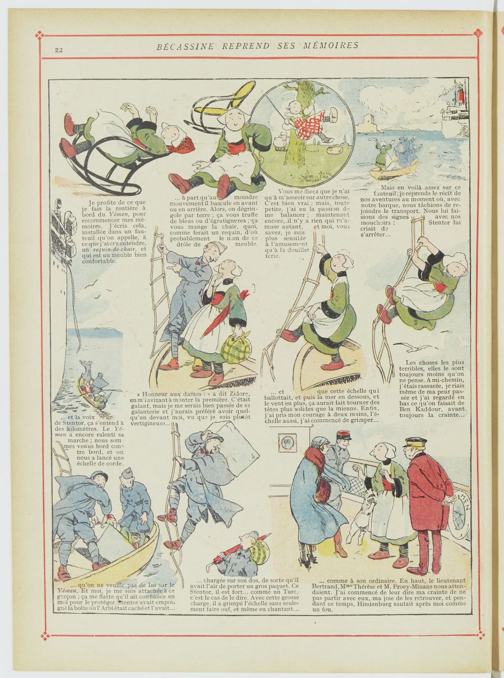 Bécassine – Bécassine chez les Turcs (1919), page 25. Caumery & J.-P. Pinchon. Domaine public. Source gallica.bnf.fr / BnF.