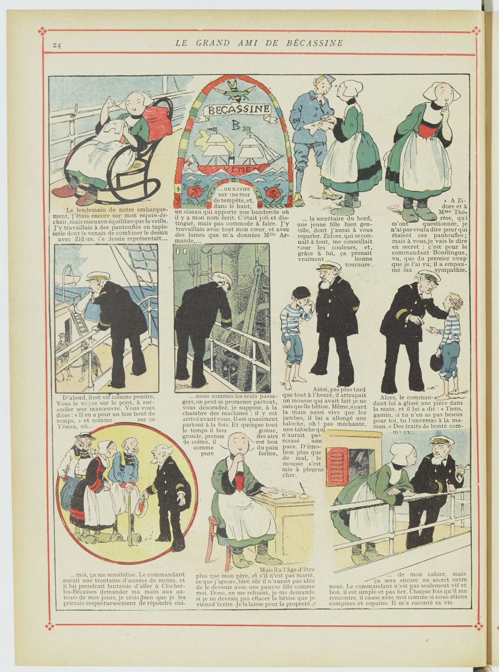 Bécassine – Bécassine chez les Turcs (1919), page 27. Caumery & J.-P. Pinchon. Domaine public. Source gallica.bnf.fr / BnF.