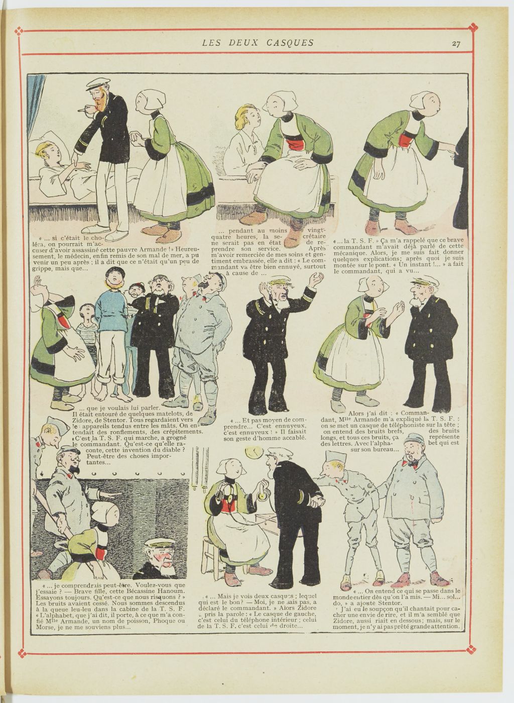 Bécassine – Bécassine chez les Turcs (1919), page 30. Caumery & J.-P. Pinchon. Domaine public. Source gallica.bnf.fr / BnF.
