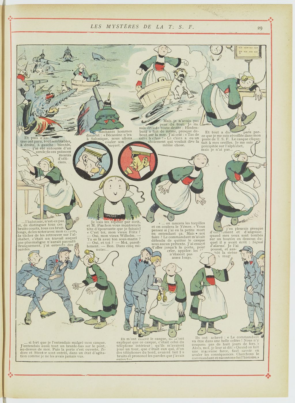 Bécassine – Bécassine chez les Turcs (1919), page 32. Caumery & J.-P. Pinchon. Domaine public. Source gallica.bnf.fr / BnF.