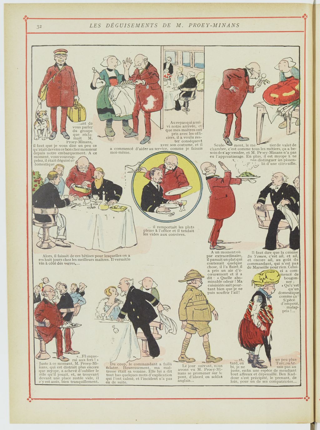 Bécassine – Bécassine chez les Turcs (1919), page 35. Caumery & J.-P. Pinchon. Domaine public. Source gallica.bnf.fr / BnF.