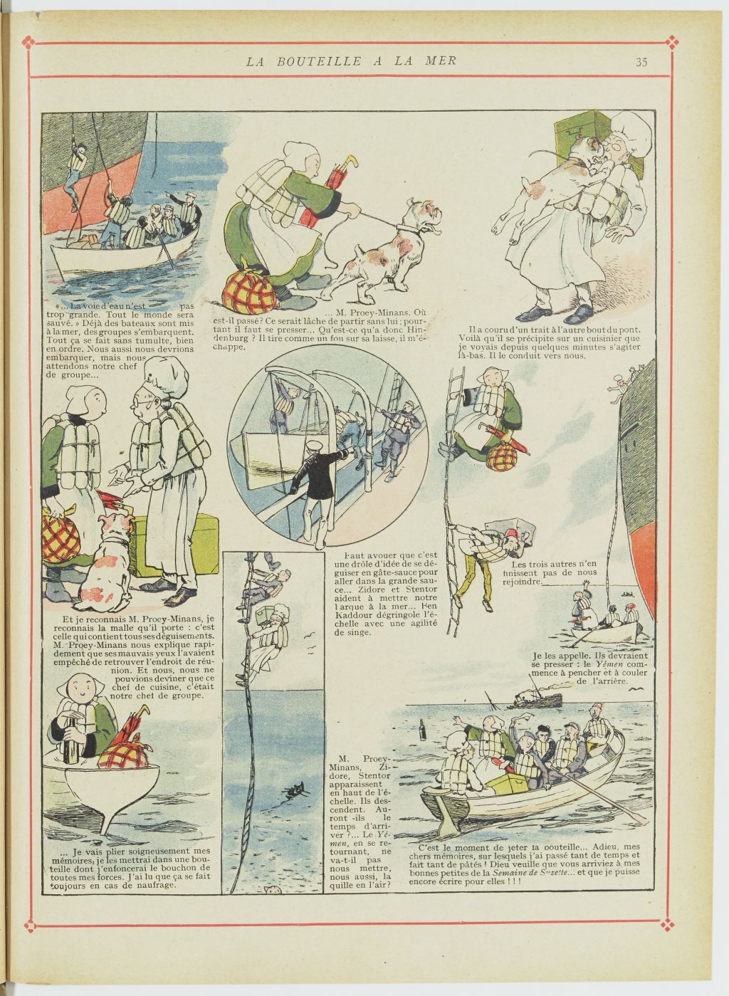 Bécassine – Bécassine chez les Turcs (1919), page 38. Caumery & J.-P. Pinchon. Domaine public. Source gallica.bnf.fr / BnF.