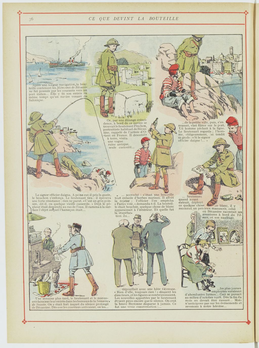 Bécassine – Bécassine chez les Turcs (1919), page 39. Caumery & J.-P. Pinchon. Domaine public. Source gallica.bnf.fr / BnF.