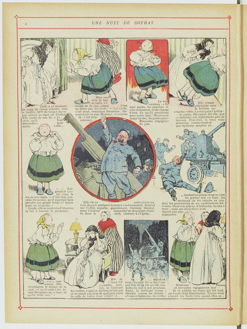 Bécassine – Bécassine chez les Turcs (1919), page 5. Caumery & J.-P. Pinchon. Domaine public. Source gallica.bnf.fr / BnF.