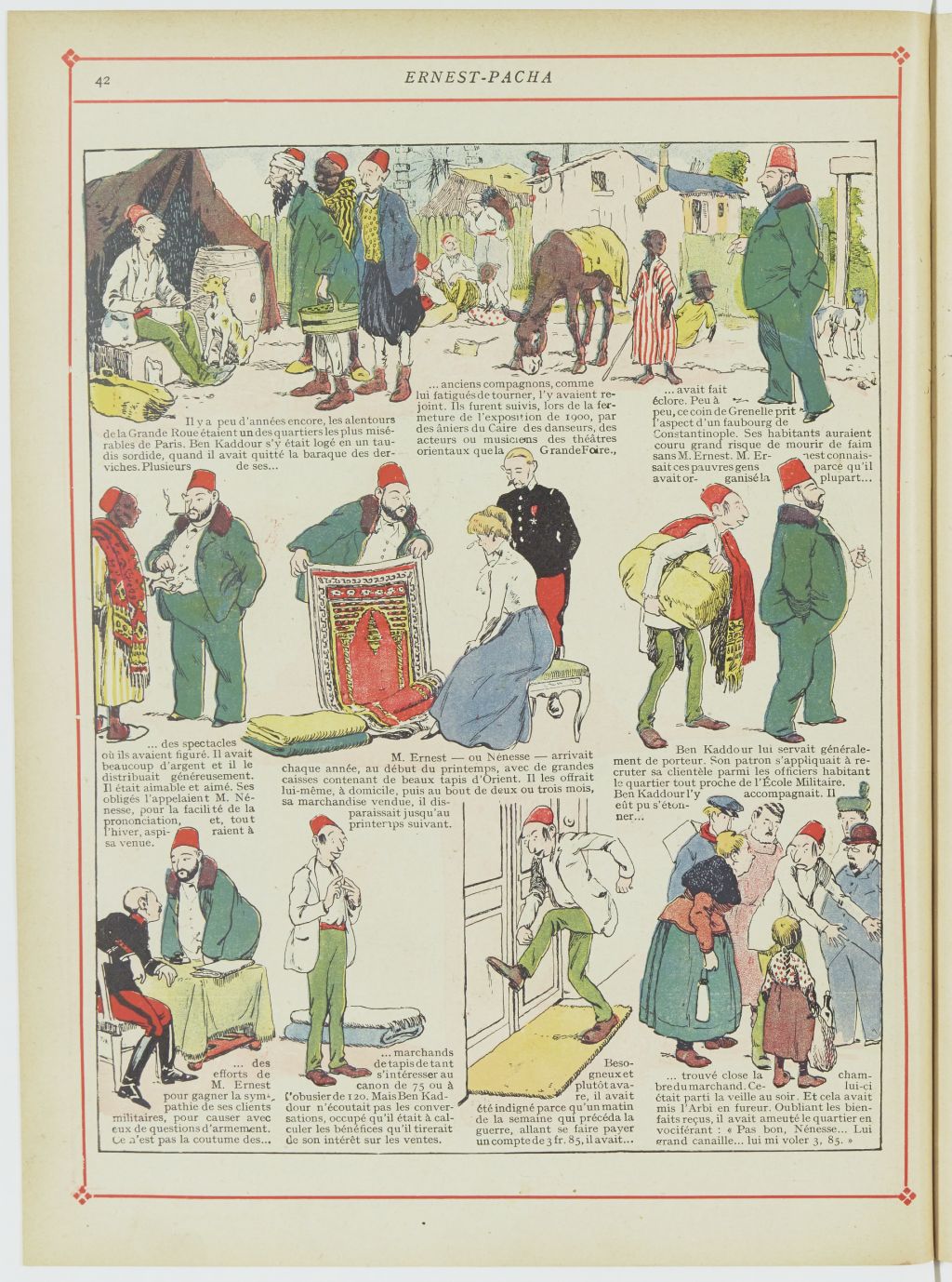 Bécassine – Bécassine chez les Turcs (1919), page 45. Caumery & J.-P. Pinchon. Domaine public. Source gallica.bnf.fr / BnF.