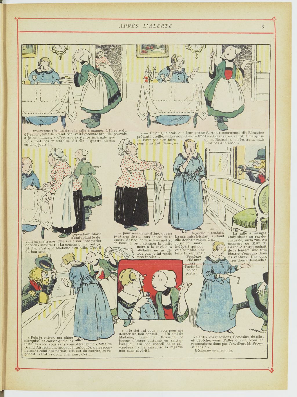 Bécassine – Bécassine chez les Turcs (1919), page 6. Caumery & J.-P. Pinchon. Domaine public. Source gallica.bnf.fr / BnF.