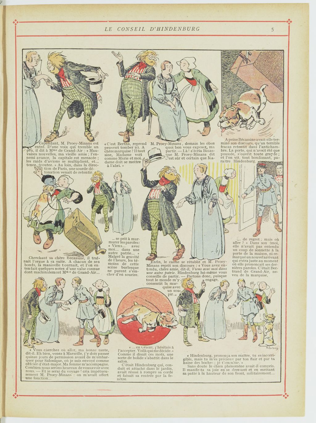 Bécassine – Bécassine chez les Turcs (1919), page 8. Caumery & J.-P. Pinchon. Domaine public. Source gallica.bnf.fr / BnF.