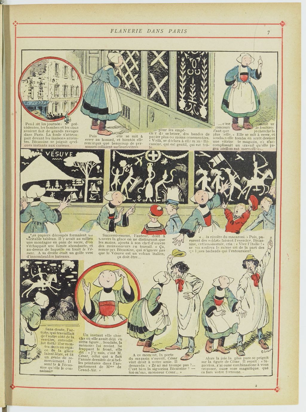Bécassine – Bécassine chez les Turcs (1919), page 10. Caumery & J.-P. Pinchon. Domaine public. Source gallica.bnf.fr / BnF.