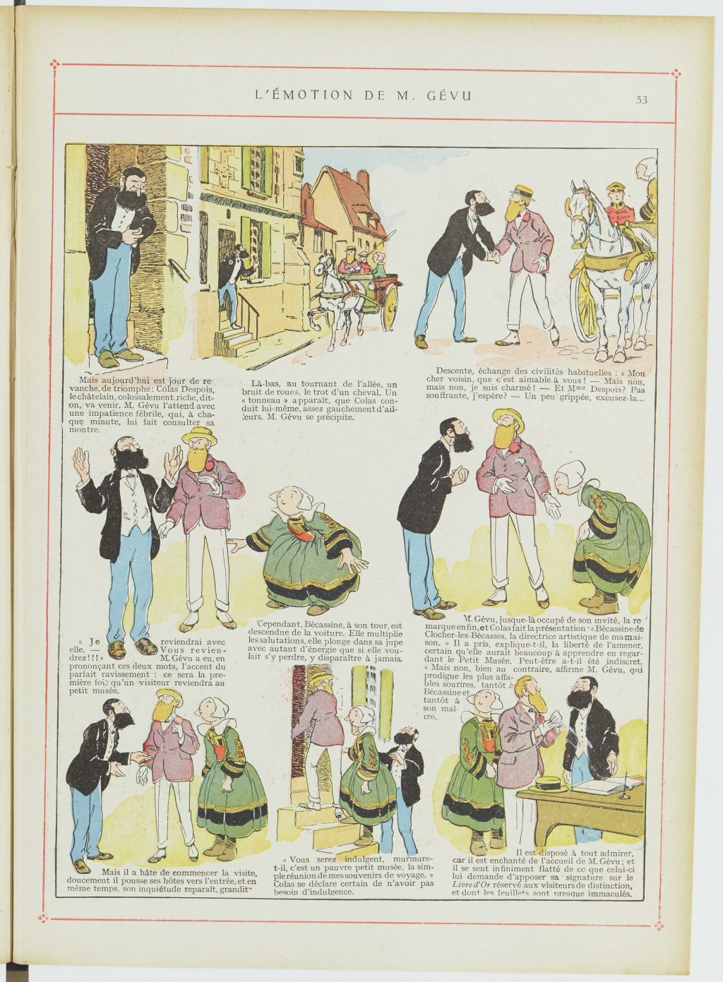 Bécassine – Les Cent Métiers de Bécassine (1920), page 54. Caumery & J.-P. Pinchon. Domaine public. Source gallica.bnf.fr / BnF.