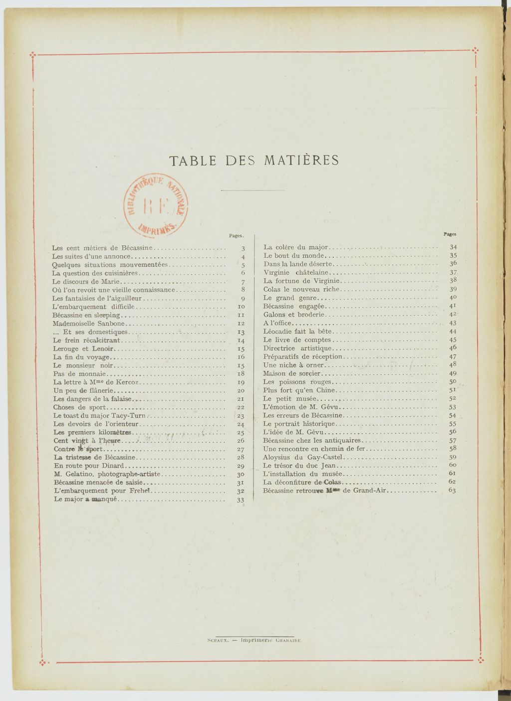 Bécassine – Les Cent Métiers de Bécassine (1920), page 65. Caumery & J.-P. Pinchon. Domaine public. Source gallica.bnf.fr / BnF.