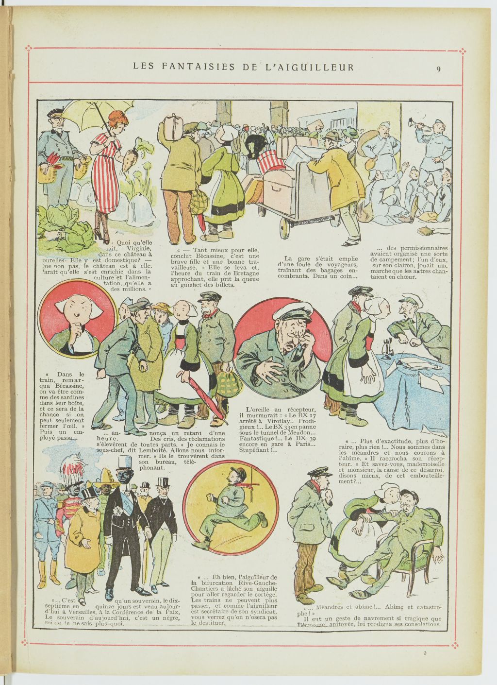 Bécassine – Les Cent Métiers de Bécassine (1920), page 10. Caumery & J.-P. Pinchon. Domaine public. Source gallica.bnf.fr / BnF.