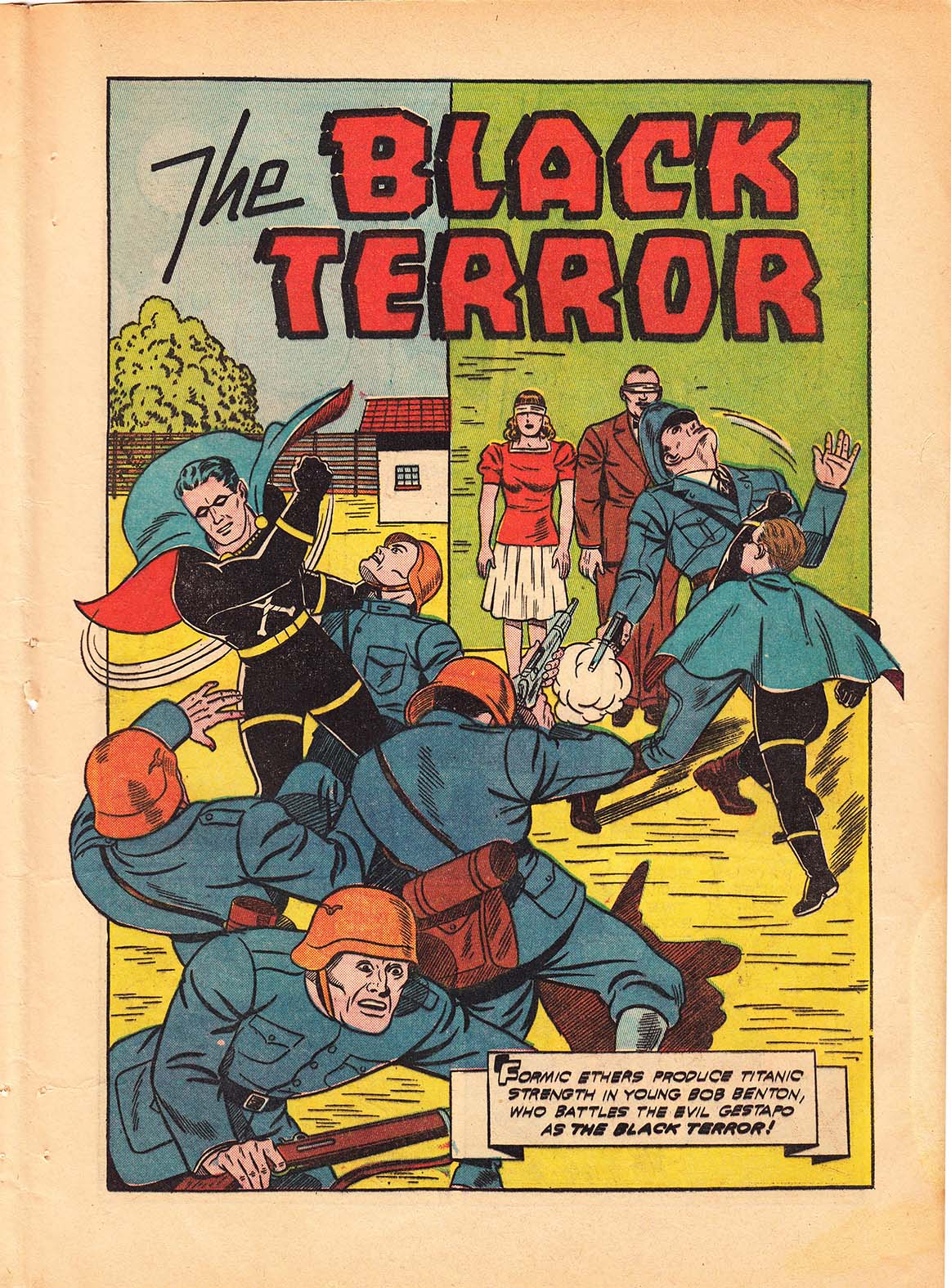 Black Terror, page 17. Black Terror. Public domain in the United States. Intended scans: Digital Comic Museum and Comic Book Plus. https://digitalcomicmuseum.com/