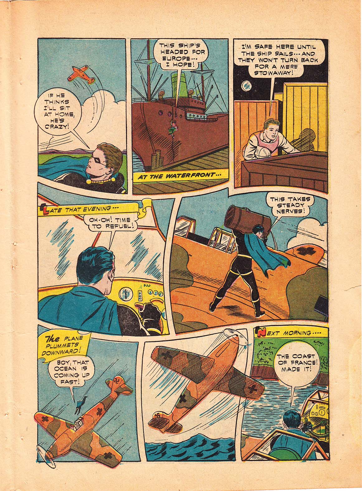 Black Terror, page 19. Black Terror. Public domain in the United States. Intended scans: Digital Comic Museum and Comic Book Plus. https://digitalcomicmuseum.com/