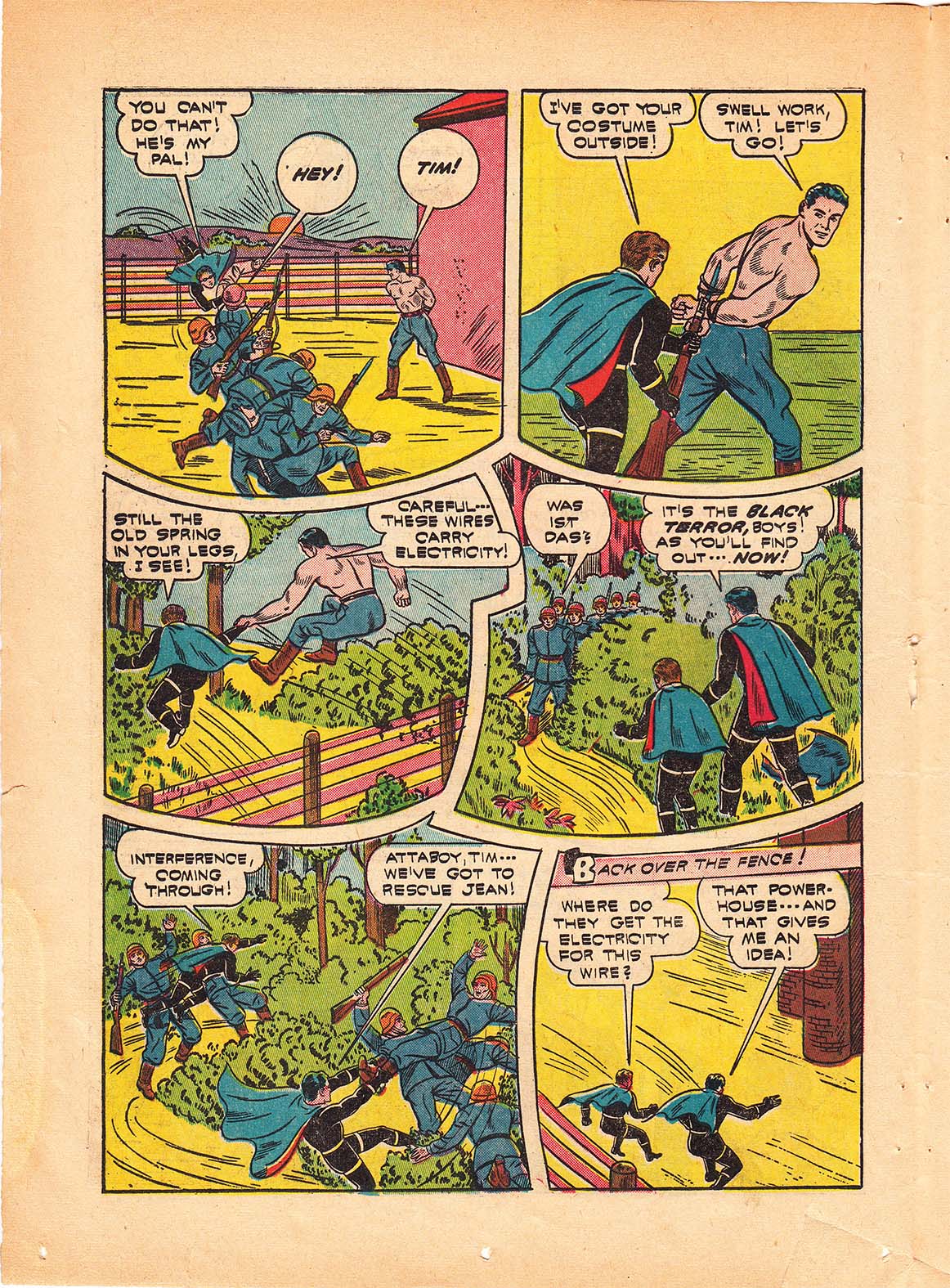 Black Terror, page 26. Black Terror. Public domain in the United States. Intended scans: Digital Comic Museum and Comic Book Plus. https://digitalcomicmuseum.com/