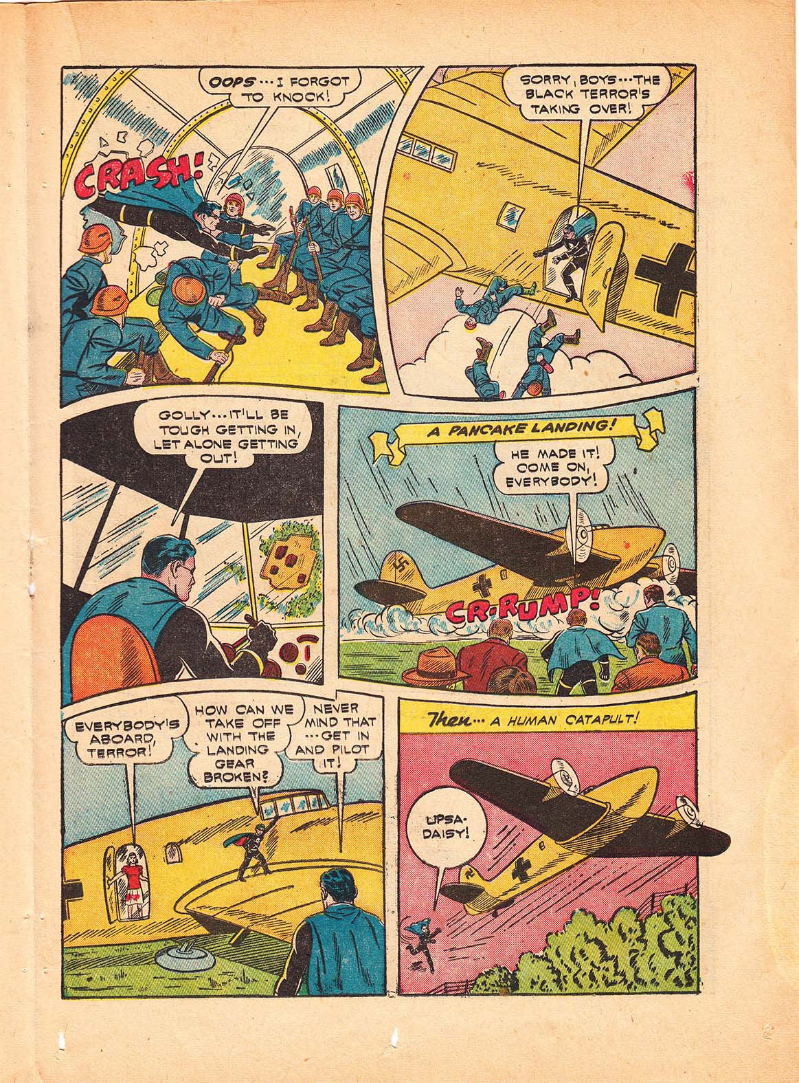 Black Terror, page 29. Black Terror. Public domain in the United States. Intended scans: Digital Comic Museum and Comic Book Plus. https://digitalcomicmuseum.com/