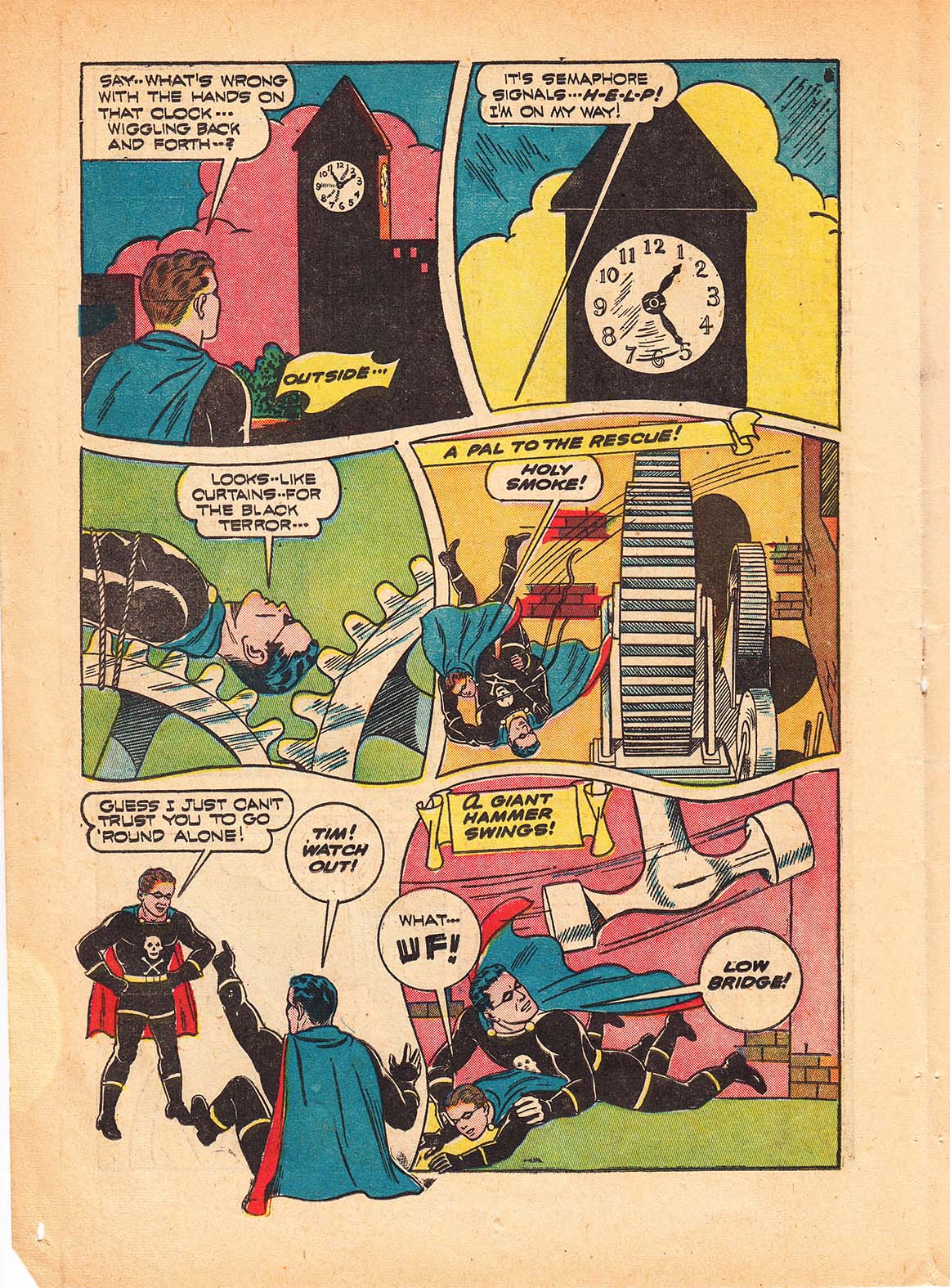 Black Terror, page 40. Black Terror. Public domain in the United States. Intended scans: Digital Comic Museum and Comic Book Plus. https://digitalcomicmuseum.com/