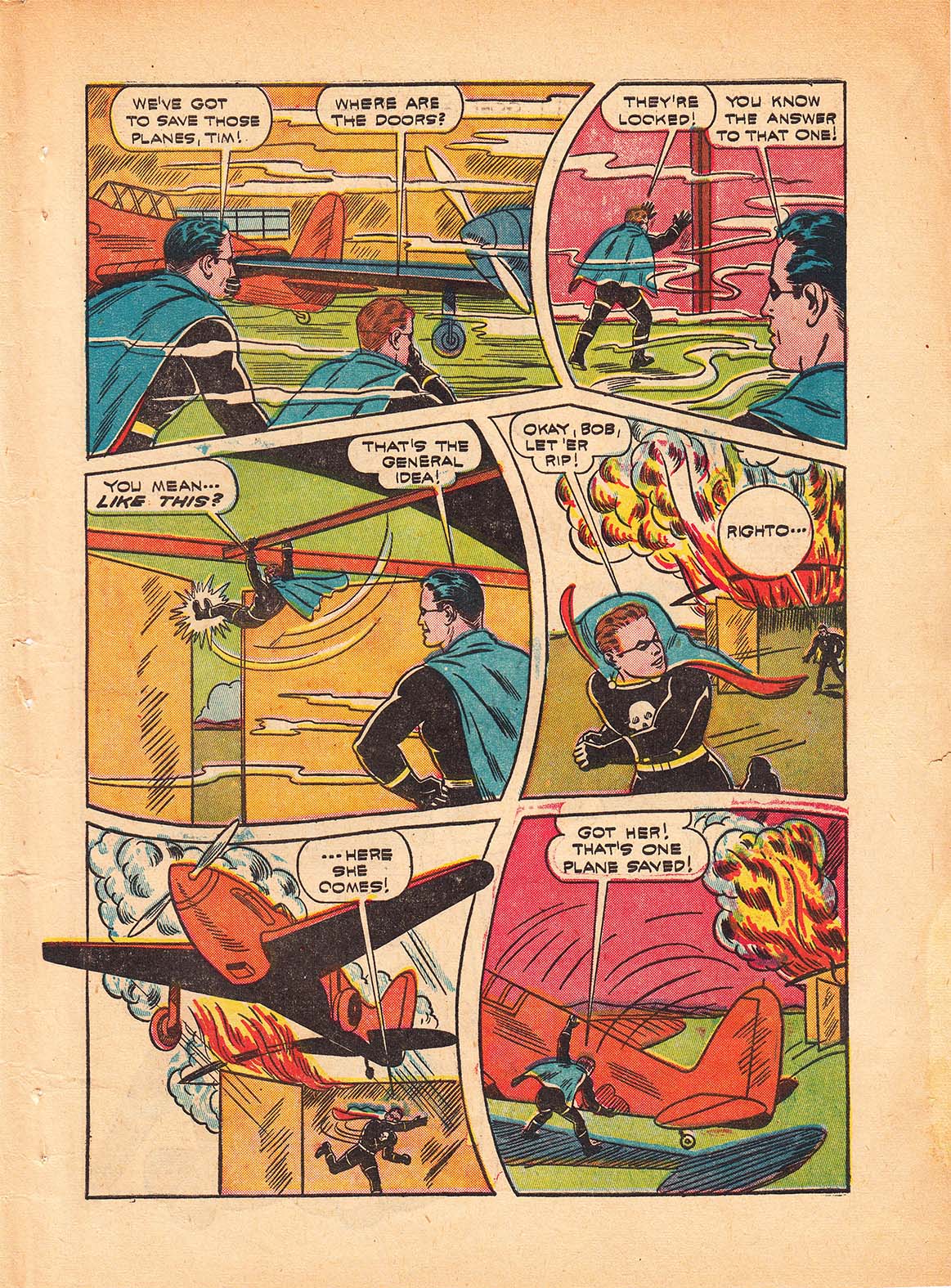 Black Terror, page 5. Black Terror. Public domain in the United States. Intended scans: Digital Comic Museum and Comic Book Plus. https://digitalcomicmuseum.com/