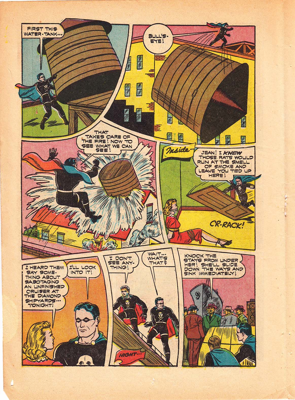 Black Terror, page 42. Black Terror. Public domain in the United States. Intended scans: Digital Comic Museum and Comic Book Plus. https://digitalcomicmuseum.com/