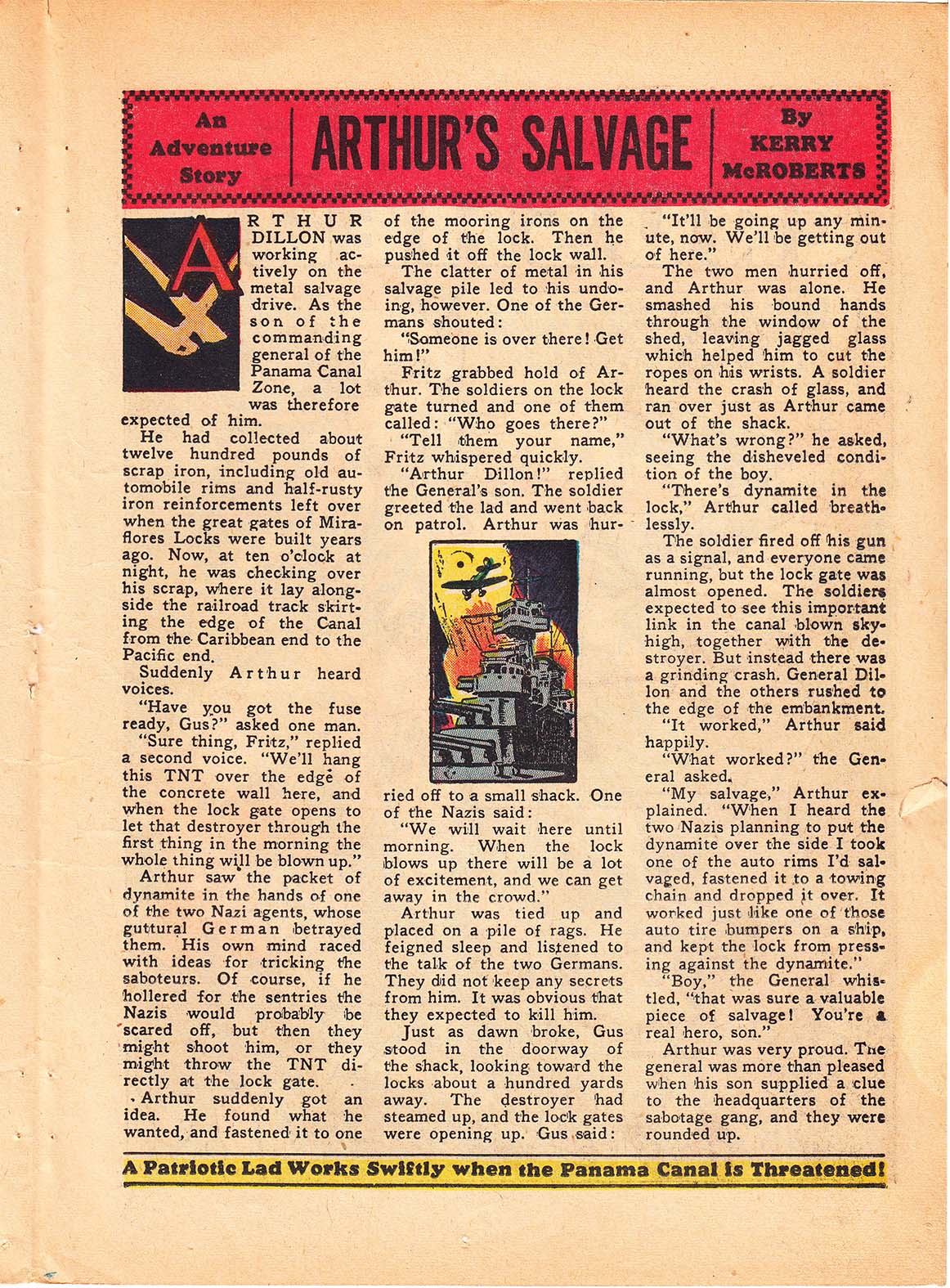 Black Terror, page 45. Black Terror. Public domain in the United States. Intended scans: Digital Comic Museum and Comic Book Plus. https://digitalcomicmuseum.com/