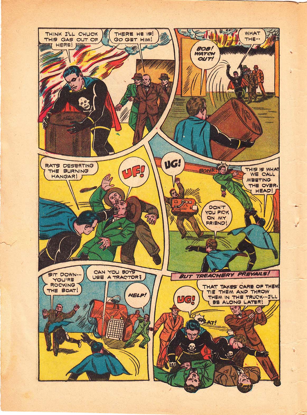 Black Terror, page 6. Black Terror. Public domain in the United States. Intended scans: Digital Comic Museum and Comic Book Plus. https://digitalcomicmuseum.com/