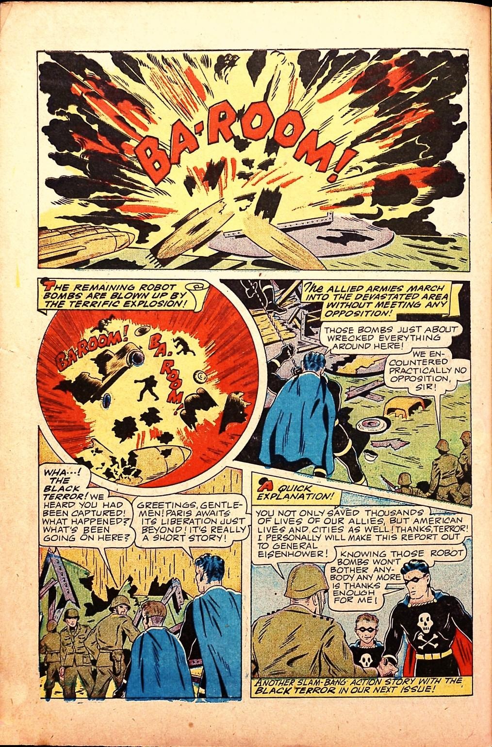 Black Terror, page 14. Black Terror. Public domain in the United States. Intended scans: Digital Comic Museum and Comic Book Plus. https://digitalcomicmuseum.com/