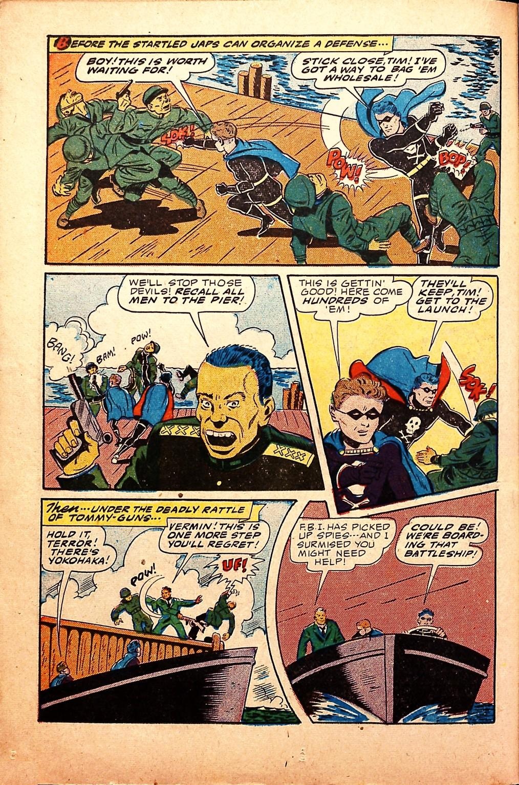 Black Terror, page 22. Black Terror. Public domain in the United States. Intended scans: Digital Comic Museum and Comic Book Plus. https://digitalcomicmuseum.com/