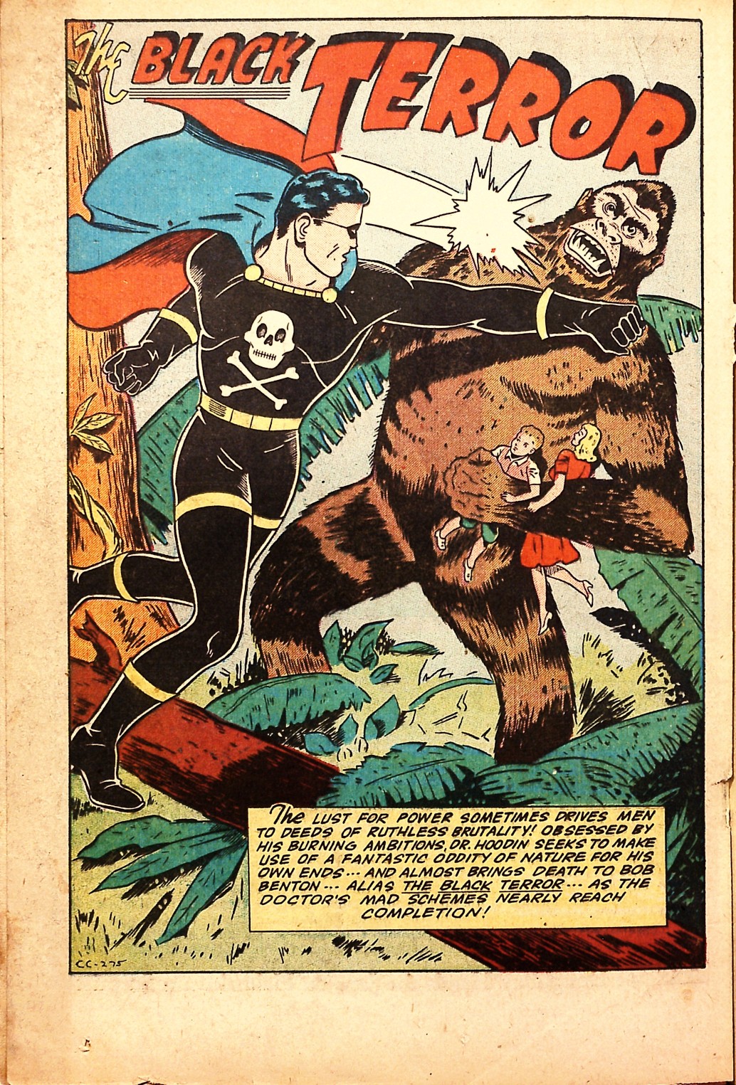 Black Terror, page 28. Black Terror. Public domain in the United States. Intended scans: Digital Comic Museum and Comic Book Plus. https://digitalcomicmuseum.com/