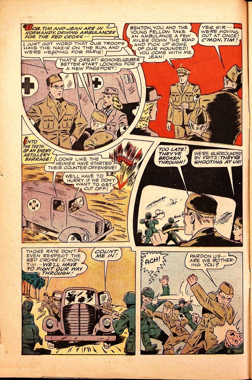 Black Terror, page 4. Black Terror. Public domain in the United States. Intended scans: Digital Comic Museum and Comic Book Plus. https://digitalcomicmuseum.com/