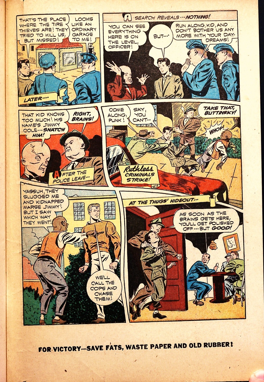 Black Terror, page 45. Black Terror. Public domain in the United States. Intended scans: Digital Comic Museum and Comic Book Plus. https://digitalcomicmuseum.com/