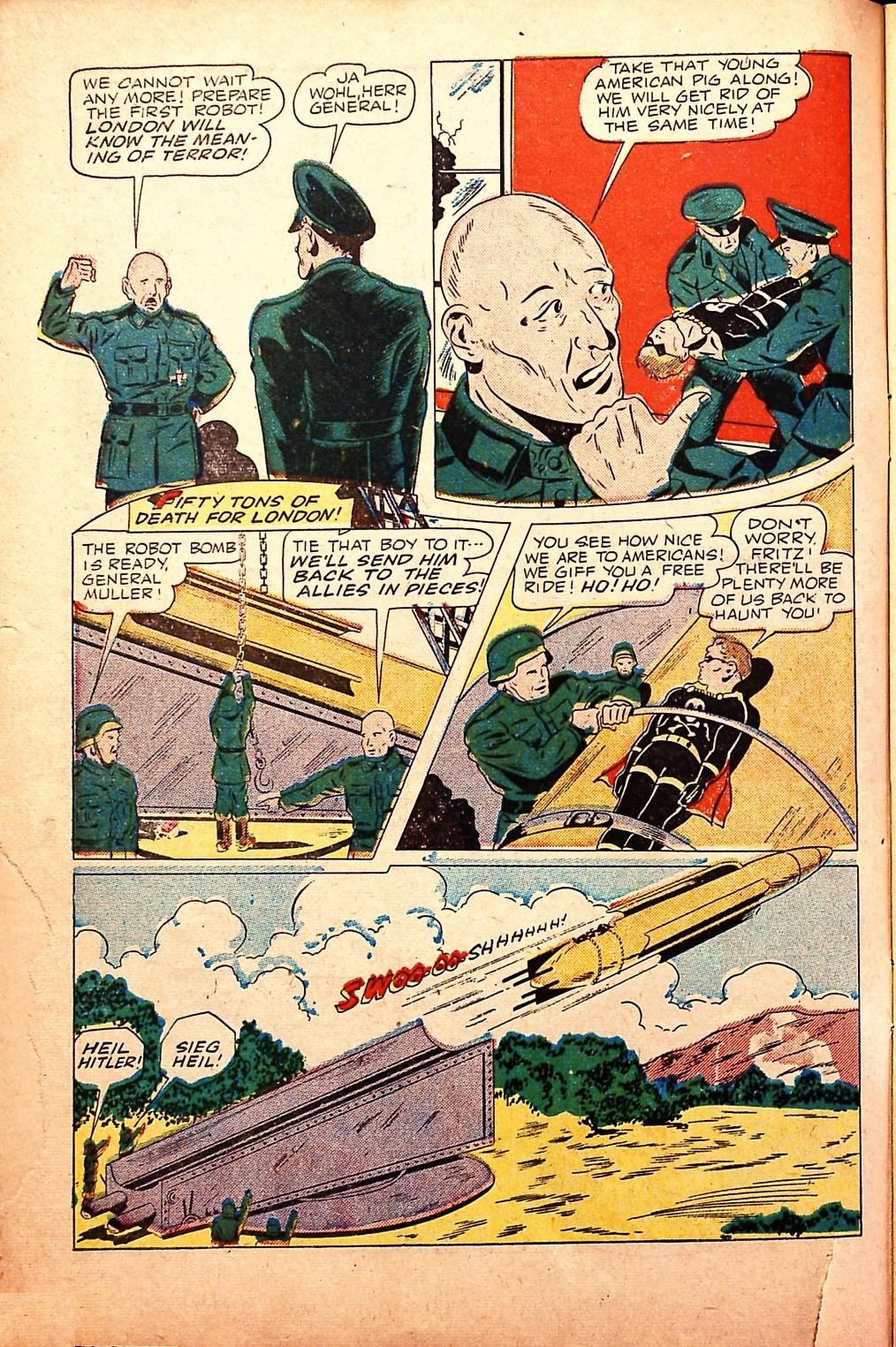 Black Terror, page 10. Black Terror. Public domain in the United States. Intended scans: Digital Comic Museum and Comic Book Plus. https://digitalcomicmuseum.com/