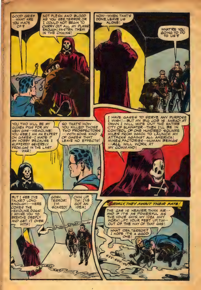 Black Terror, page 11. Black Terror. Public domain in the United States. Intended scans: Digital Comic Museum and Comic Book Plus. https://digitalcomicmuseum.com/