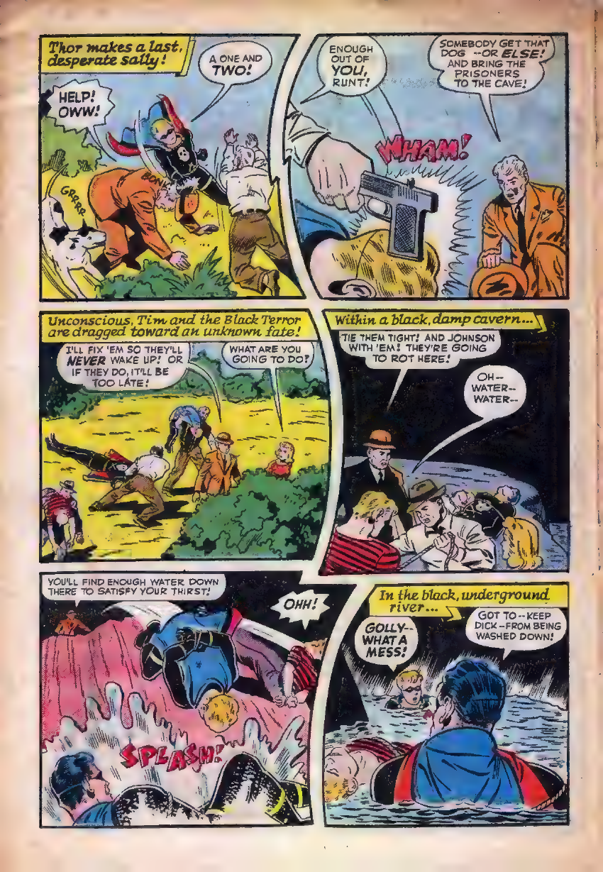 Black Terror, page 22. Black Terror. Public domain in the United States. Intended scans: Digital Comic Museum and Comic Book Plus. https://digitalcomicmuseum.com/