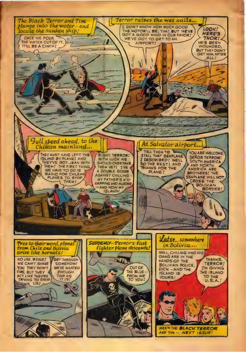 Black Terror, page 25. Black Terror. Public domain in the United States. Intended scans: Digital Comic Museum and Comic Book Plus. https://digitalcomicmuseum.com/