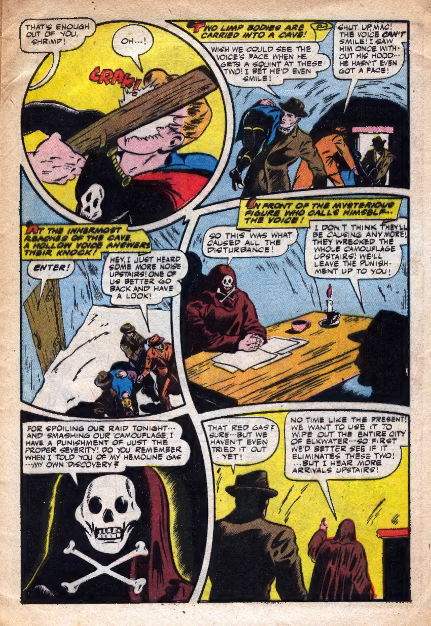 Black Terror, page 9. Black Terror. Public domain in the United States. Intended scans: Digital Comic Museum and Comic Book Plus. https://digitalcomicmuseum.com/