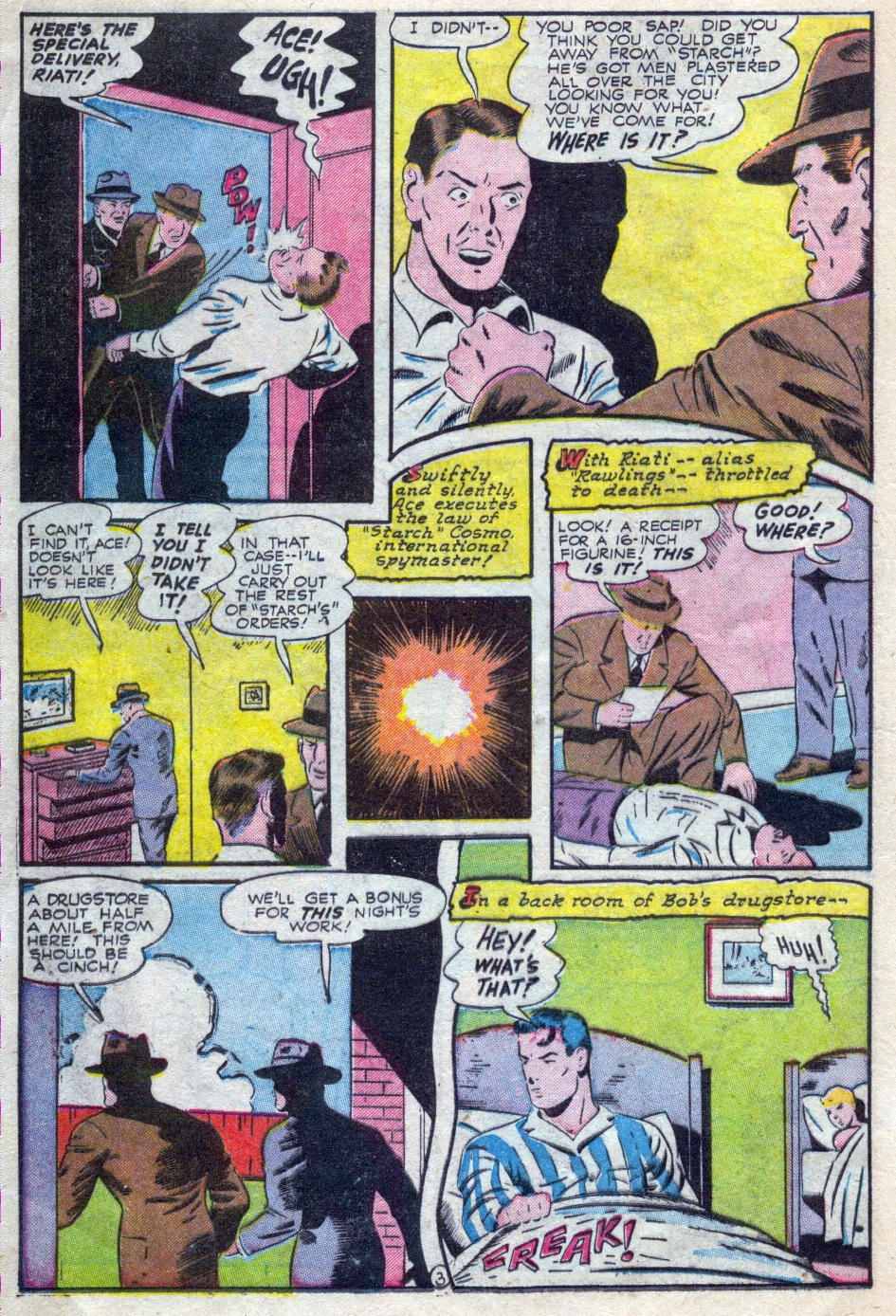 Black Terror, page 16. Black Terror. Public domain in the United States. Intended scans: Digital Comic Museum and Comic Book Plus. https://digitalcomicmuseum.com/