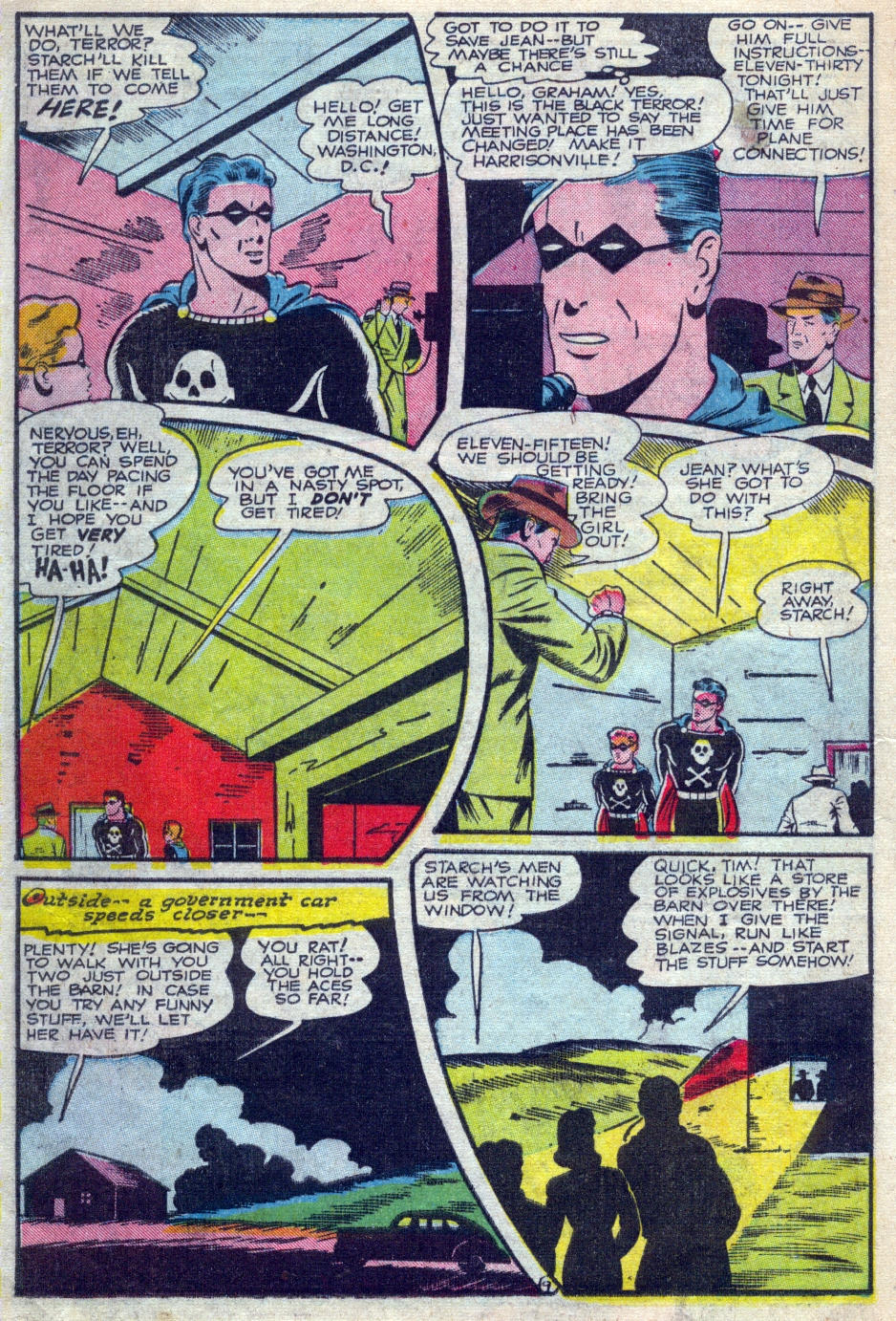 Black Terror, page 22. Black Terror. Public domain in the United States. Intended scans: Digital Comic Museum and Comic Book Plus. https://digitalcomicmuseum.com/